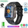 SACOSDING Rugged GPS Smart Watch 2.01" HD Screen 3ATM Waterproof Bluetooth Call Men Smartwatch GPS Positioning Compass Flashlight