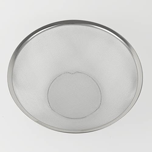 Pearl Metal Bowl-Shaped Colander, 27cm, Stainless Steel, At Aqua, HB-4079, Silver