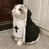 Comfortable Pet Costume Cat Nun Costume, Cute Outfit, Cosplay Clothes, Skin-friendly Clothing Fun Party Outfit for Small Medium Dogs Cats