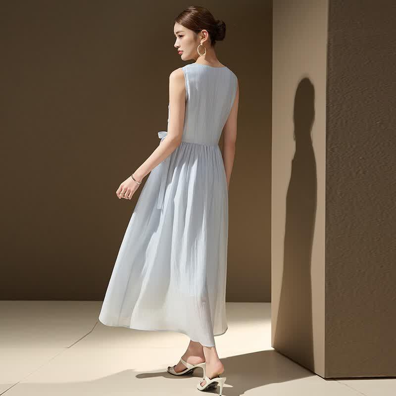 Women's Sleeveless A-Line Dress