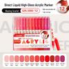 Wide Range 586 Liquid Ink Highlighter: 288-Color Acrylic Marker & Journal Pen with Large Capacity