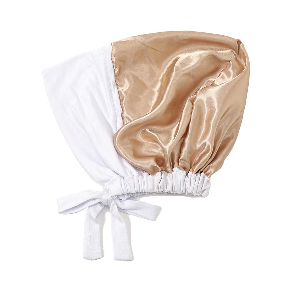 Polyester Adjustable Chemotherapy Cap With Tie Back For Women And Elderly