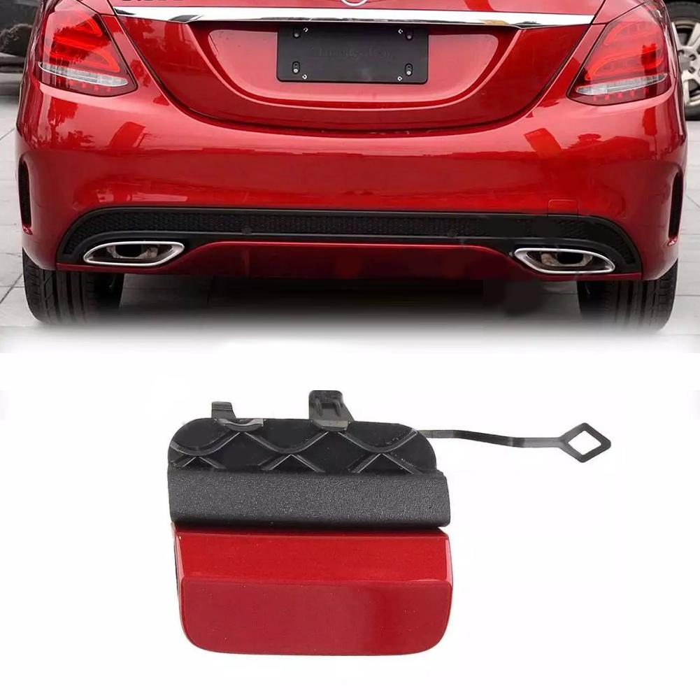 Auto Parts Tow Hook Cap Rear Bumper Tow Eye Hook Unpainted Model Hassle-free Replacement For C450 Sport 2015-2018