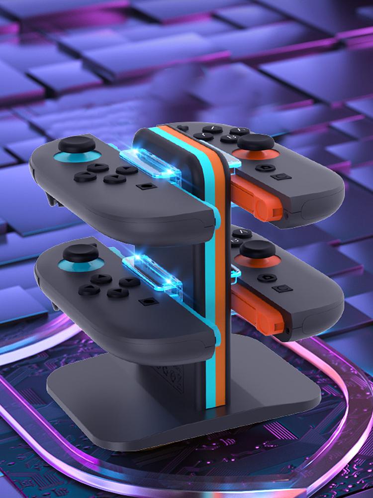 Controller Charger 4 In 1 Charging Station with LED Indicator for Nintendo Switch2 Joy-Con Accessories