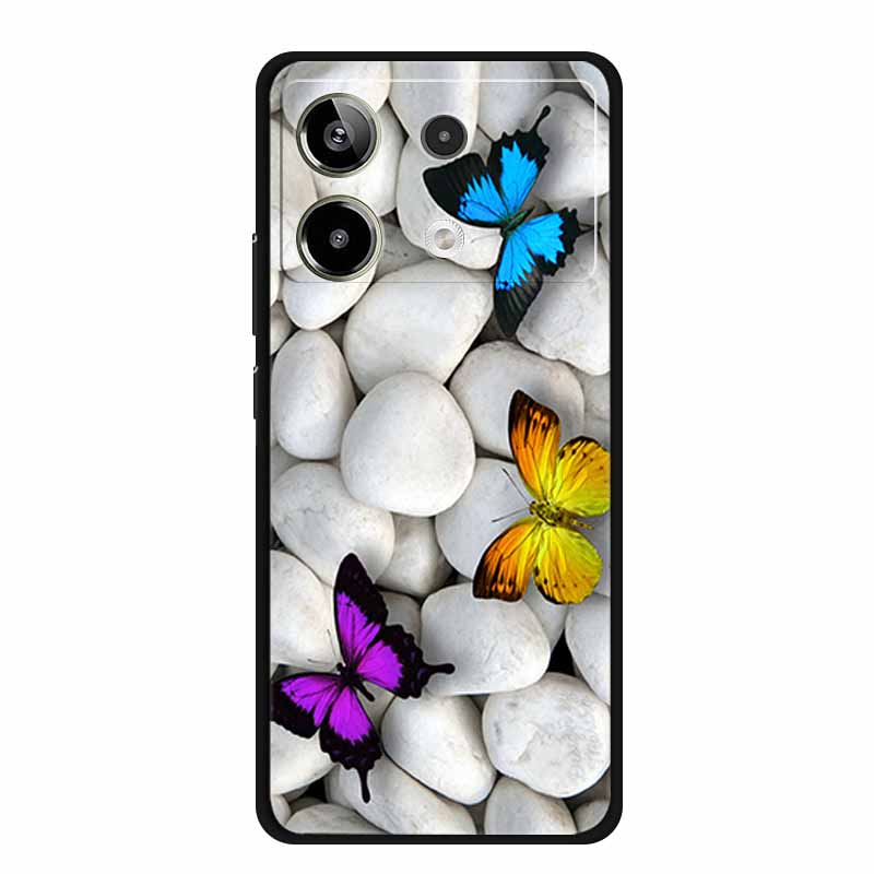 For Redmi Note 13R Pro Case Animals Soft Silicone TPU Phone Cases Back Cover For Xiaomi Redmi Note13R Pro Wolf Protector fundas