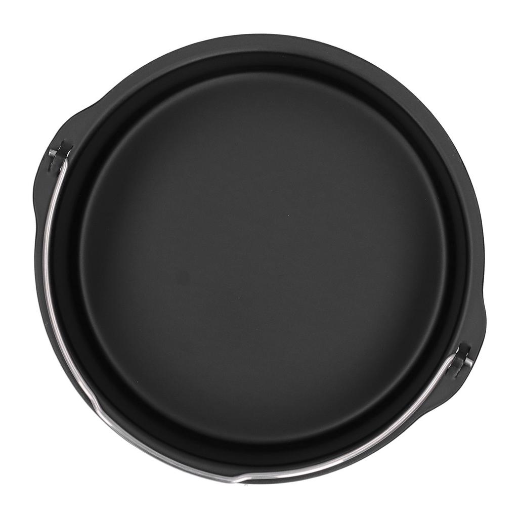 Cake Barrel Carbon Steel NonStick Cake Baking Tray Kitchen Electric Fryer Accessory(6in )