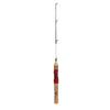 Ice Fishing Rod Wooden Grip Solid Structure Lightweight Portable Mini Fishing Pole for Freshwater Sea Surf Fishing