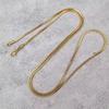 Round Snake Chain Hip-Hop Stainless Steel Necklace Snake Bone Chain Simple And Versatile Personality