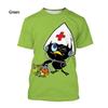 Ny Mode Tecknad Calimero 3D-tryck T-shirt Pojkars och Flickors Sommar Casual Kortärmade Söta Rundhalsade Toppar Designer T-shirt