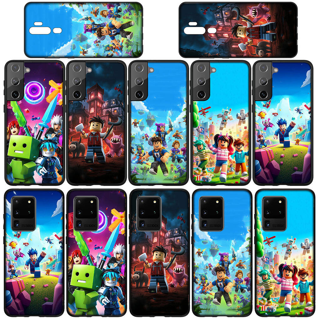 For Motorola Moto Edge 70 60 50 G54 G24 G15 G86 Samsung Galaxy S25 iPhone 17 16 15 Xiaomi Redmi Note 14 13 Pro Max Phone Case Cartoon R-Robloxs Cover