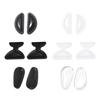30 Pairs 1mm Clear Nose Cushions Anti Slip Silicone Pads Secure for Full Frame Glasses and Sunglasses