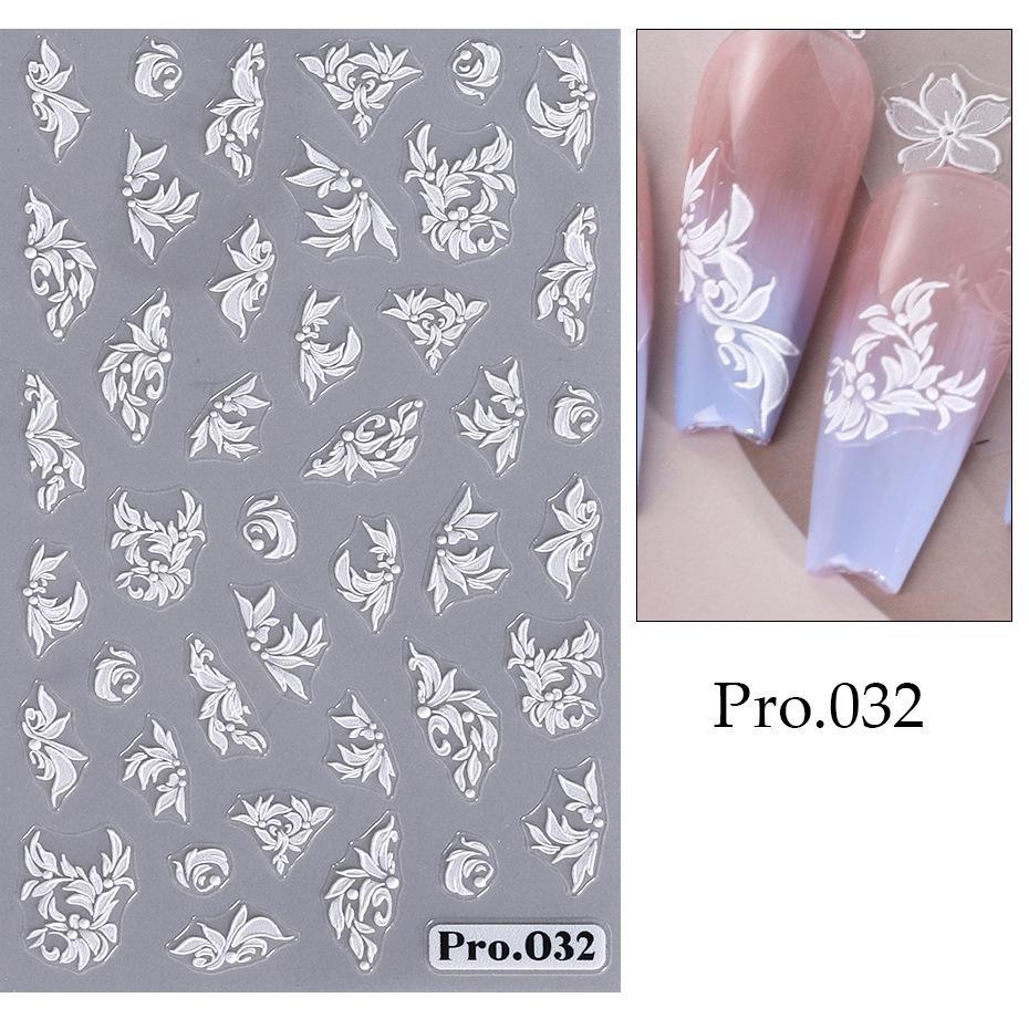 Shining Mermaid Nail Stickers Holographic Shell Star Fish 5D Decals Sea Animal Jellyfish Nail Art Sliders Scrub Summer Design