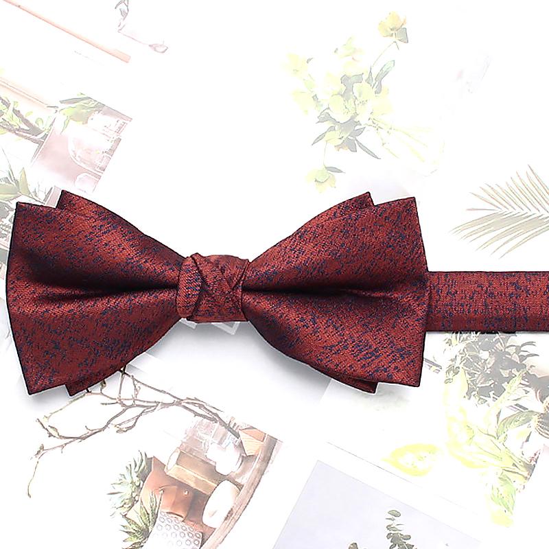 1PC High Quality Dark Pattern Performance Printed Floral Accessories Men's Bow Tie Handmade Casual