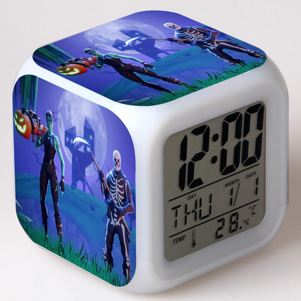 7color Multifunction Digital Alarm Clock Led Watch Alarm Clock