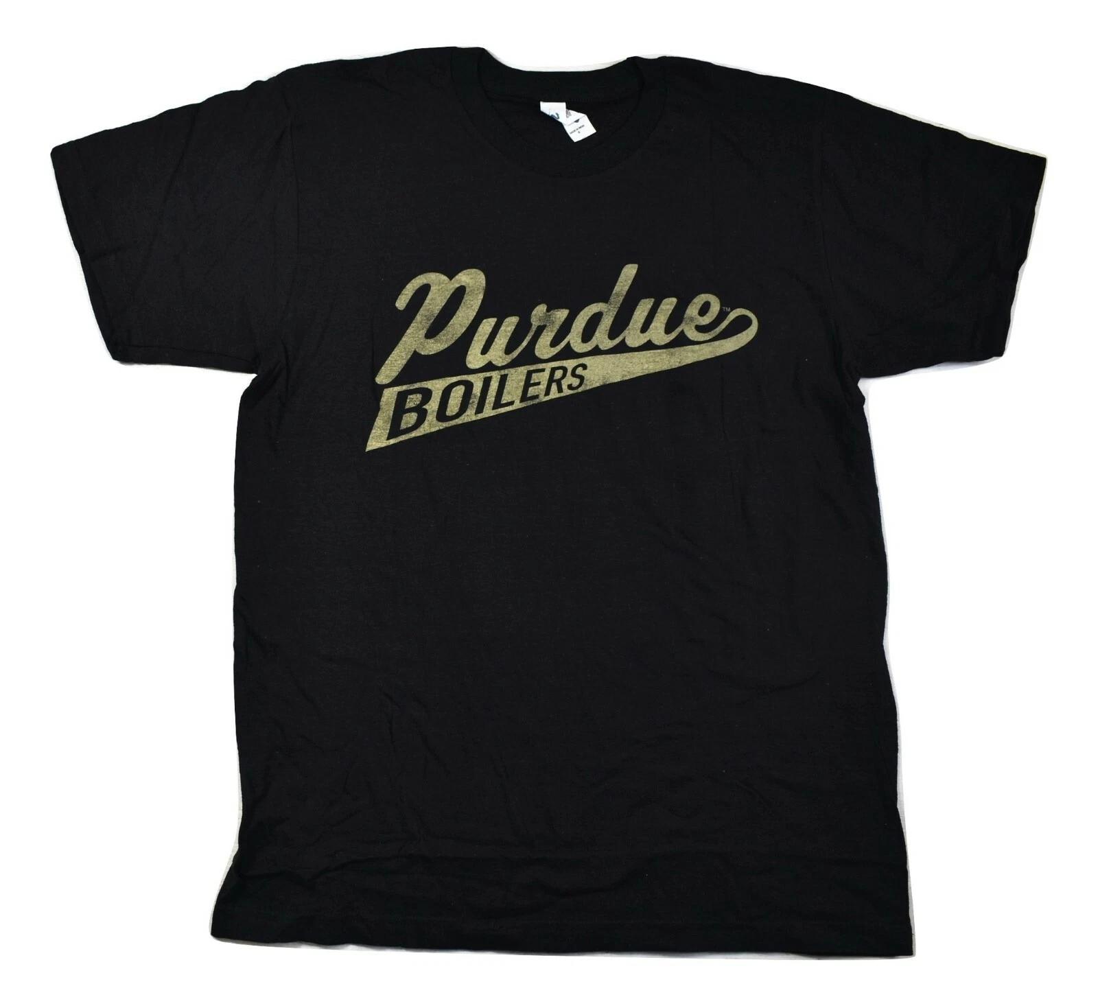 Womens Purdue Boilermakers Black Tee Shirt New Small M