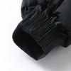 Men Winter Cotton Coat Padded Thick Plush Solid Color Hooded Long Sleeve Soft Button Closure Mid Length Windproof Pockets Elastic