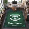 Crystal Velvet Rug Hibernian FC Print Custom Name Text Floor Mat Home Decor