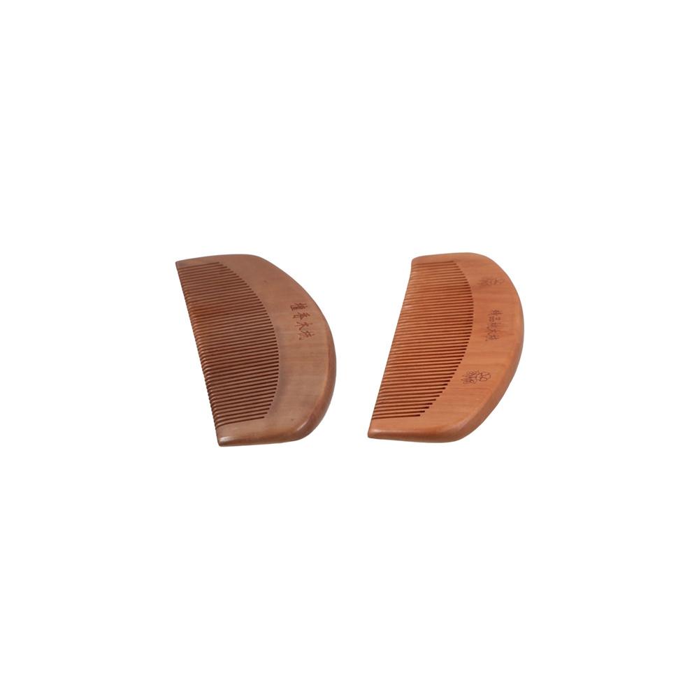 

Wood Head Acupuncture Point Massage Comb Coarse Tooth Meridian Gua Sha Pocket Comb Men bird comb