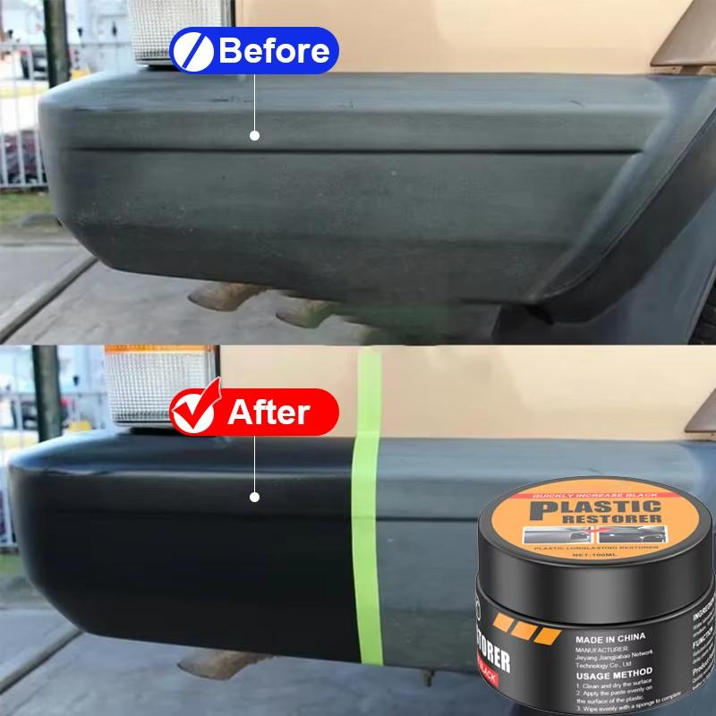 New Car Restorer Back To Black Gloss Auto Interior Leather & Panel Renewal Wax Coating Agent Auto Polish And Repair Coating