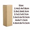 10PCS Black White Khaki Kraft Paper Gift Box Blank Box Wedding Gift Box  Cookies Packaging
