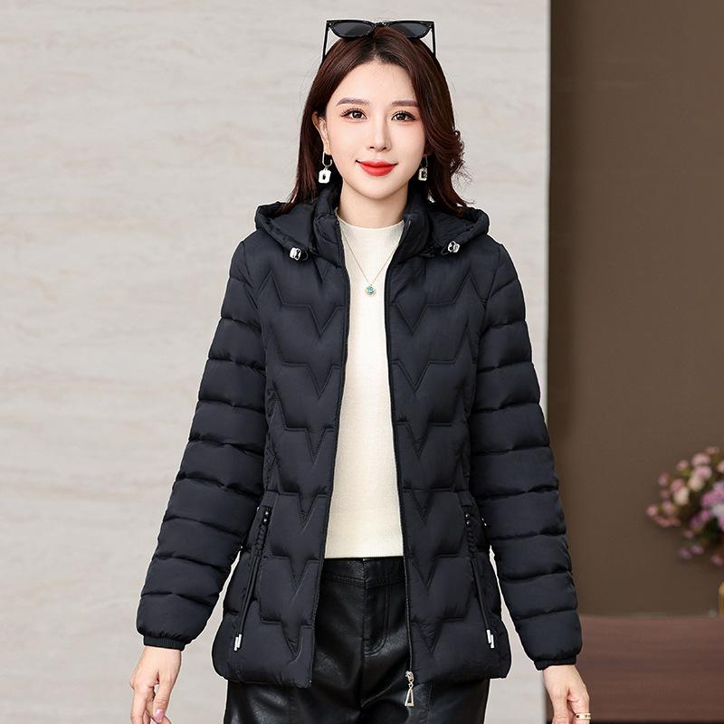 Mother's Winter Thickened Cotton Coat, Large Size, Middle-aged and Elderly Women's Loose Short Cotton Coat, Small Cotton Jacket