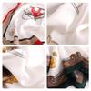 Small Square Scarf with Beautiful Print for Modern Women Soft Breathable Silk Like Bandana Scarves Party Neckerchief