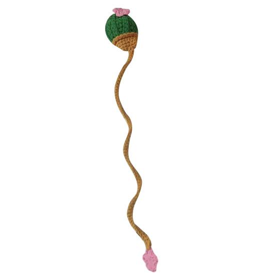 Crochet Cactus Bookmark Hand-crocheted Knitting Bookmark Office Decoration Vibrant Color Party Favors