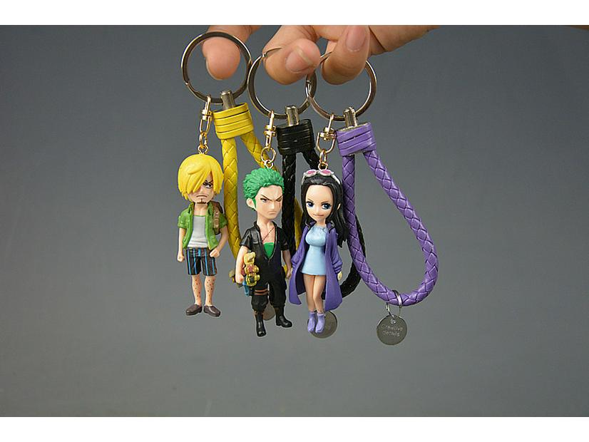 Piraten Schlüsselanhänger Geschenk: Blind Box Anime-Figuren - Monkey D. Luffy, Zoro, Chopper, Ace