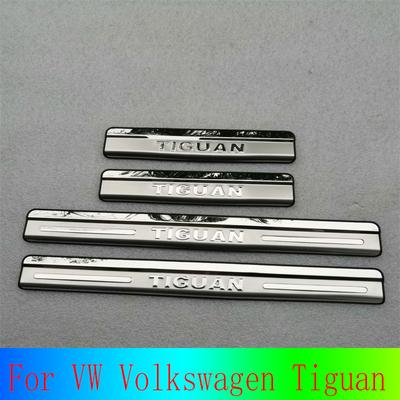 Protecteur de porte de voiture pour VW Volkswagen Tiguan 2010 – 2016, tampons chromés, marches latérales, échelle de véhicule, accessoires et fournitures