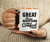 Inkdotpot Great Things Never Came From Comfort Zones 11Oz Ceramic  Coffee  Mug Inspirational Quotes Gift For Employee Boss Coworkers