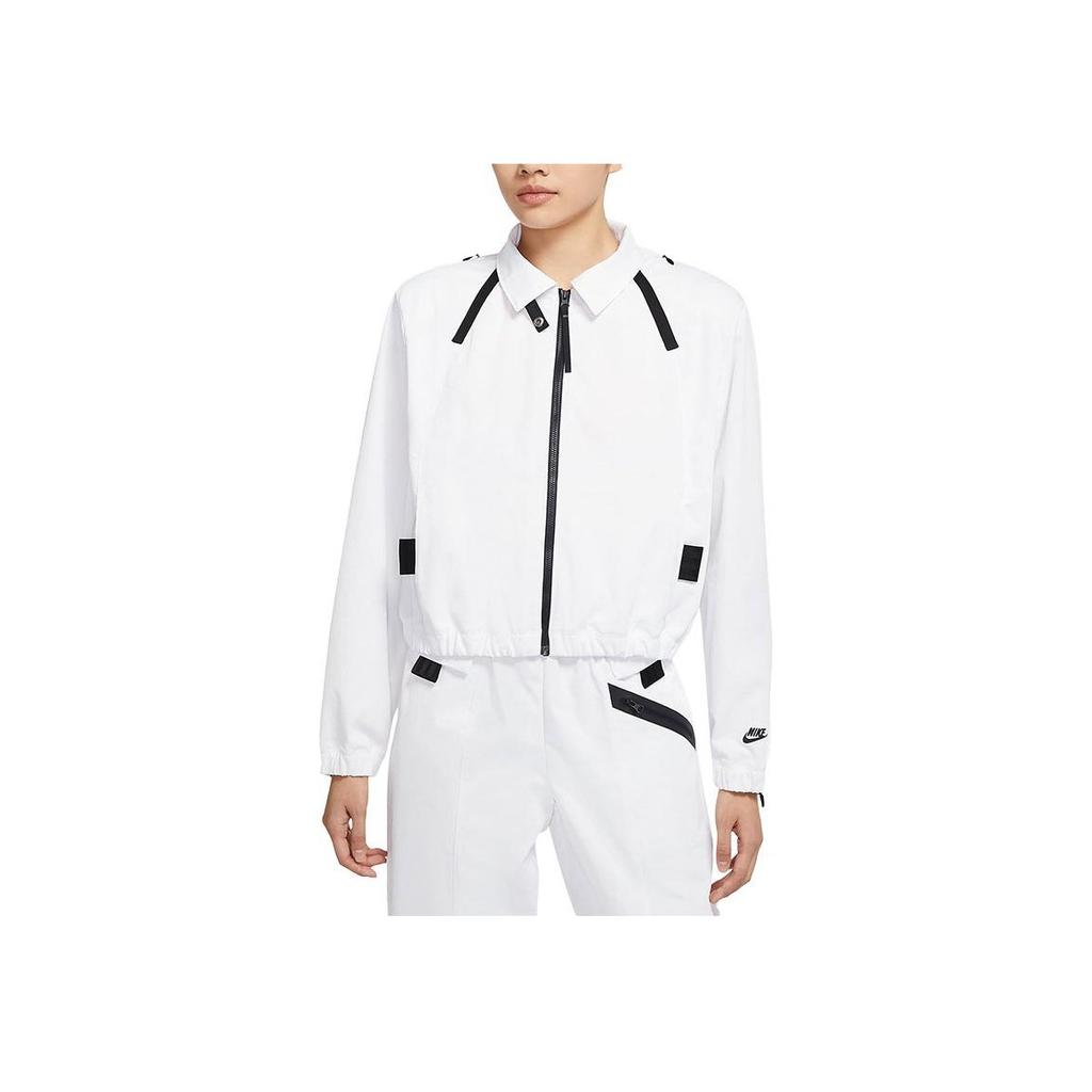Nike Breathable Sports Zip Jacket Women Jackets White DD4609-100