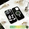 Six Seven 67 Phone Case For iPhone17,16,15,14,13,12,11 Plus,Pro Magnetic For Magsafe Wireless Charging