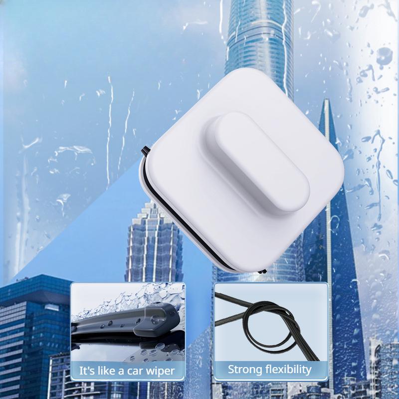 Double-Sided Magnetic Window Cleaner,Strong Magnet Attachment for High-Rise & Home Windows, 3-10mm Glass Compatibility, Outdoor & Indoor Use