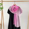 Rainbow Solid Color Pearl Chiffon Headscarf for Women Malaysian Baotou Hat Scarf Polyester Scarf Scarf for Women