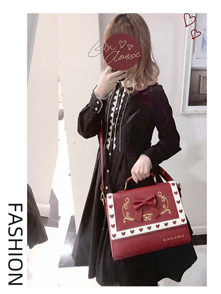 Korean-Style Lolita Crossbody Bag: Fashionable Soft Girl Handbag with Dual Shoulder Wear