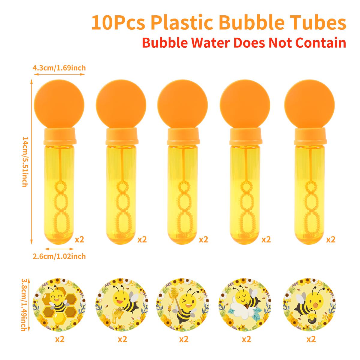 

Little Honey Bee Sticker Bubble Tube Little Bee Theme Birthday Party Decor Kids Favors Gift Bubble Bottle Baby Shower Supplies