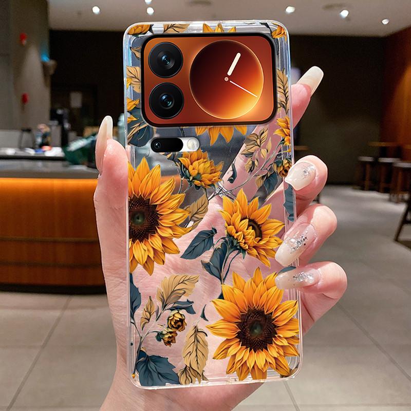 Fashion Night Owl Pattern Phone Case For Xiaomi 17 Pro Xiaomi 17 Pro Max Transparent TPU Soft Cover Shockproof Couple Shell