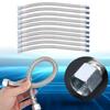 10pcs 14 X 1.5mm Flexible Metal Hose Cast Steel Hose for Air Compression Machine 28cm