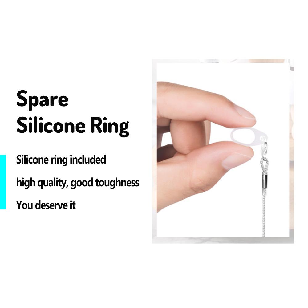 Hängeseil Tragbar Verlustsicher für Kinder und Erwachsene Hörgerät Fixseil Sturzsicherung