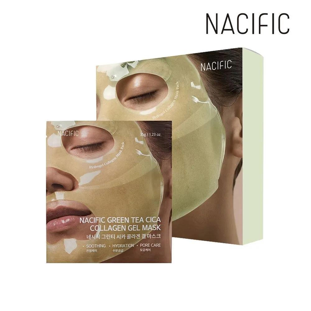 Маска-гель с коллагеном NACIFIC Green Tea Cica (4 листа) x1