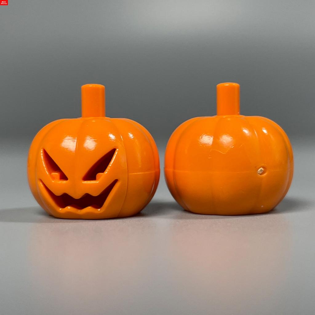 Non-Toxic Moc Bricks Diy Black White Pumpkin Skeleton Skull Assembly Action Figure Educational Building Blocks Kids Toys Gifts