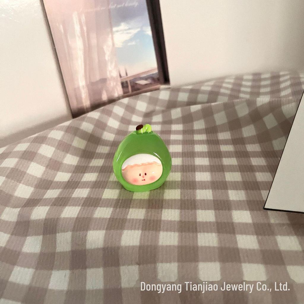 Creative Lilith Li Si Solid Color Resin Fruit Ornaments - DIY Jewelry & Fun Blind Bag