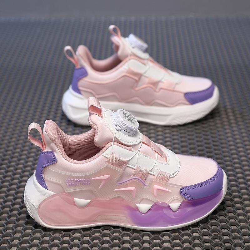 

TXH2316 Autumn 2024 New Students Middle and Older Children Rotating Buckle Running Shoes Lightweight Casual Sneakers Spot 39 yards inner length 24.5cm