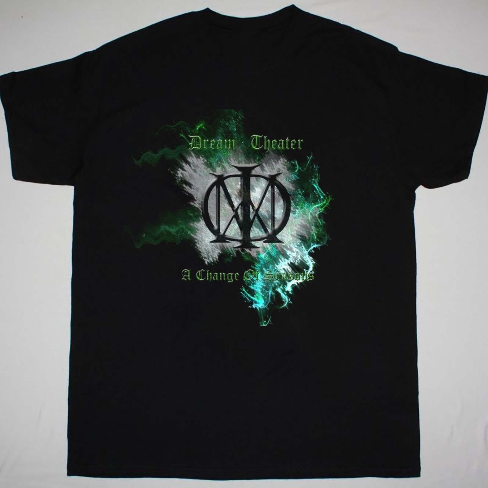 Dream Theater T- Shirt Short Sleeve Cotton Black Men All Size S to 5XL S разноцветный