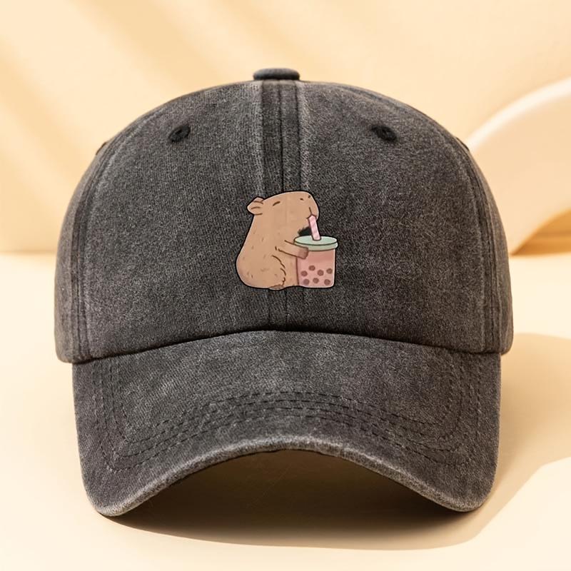 Cute printed baseball cap with fashionable, simple and versatile style, suitable for both Unisex and Women