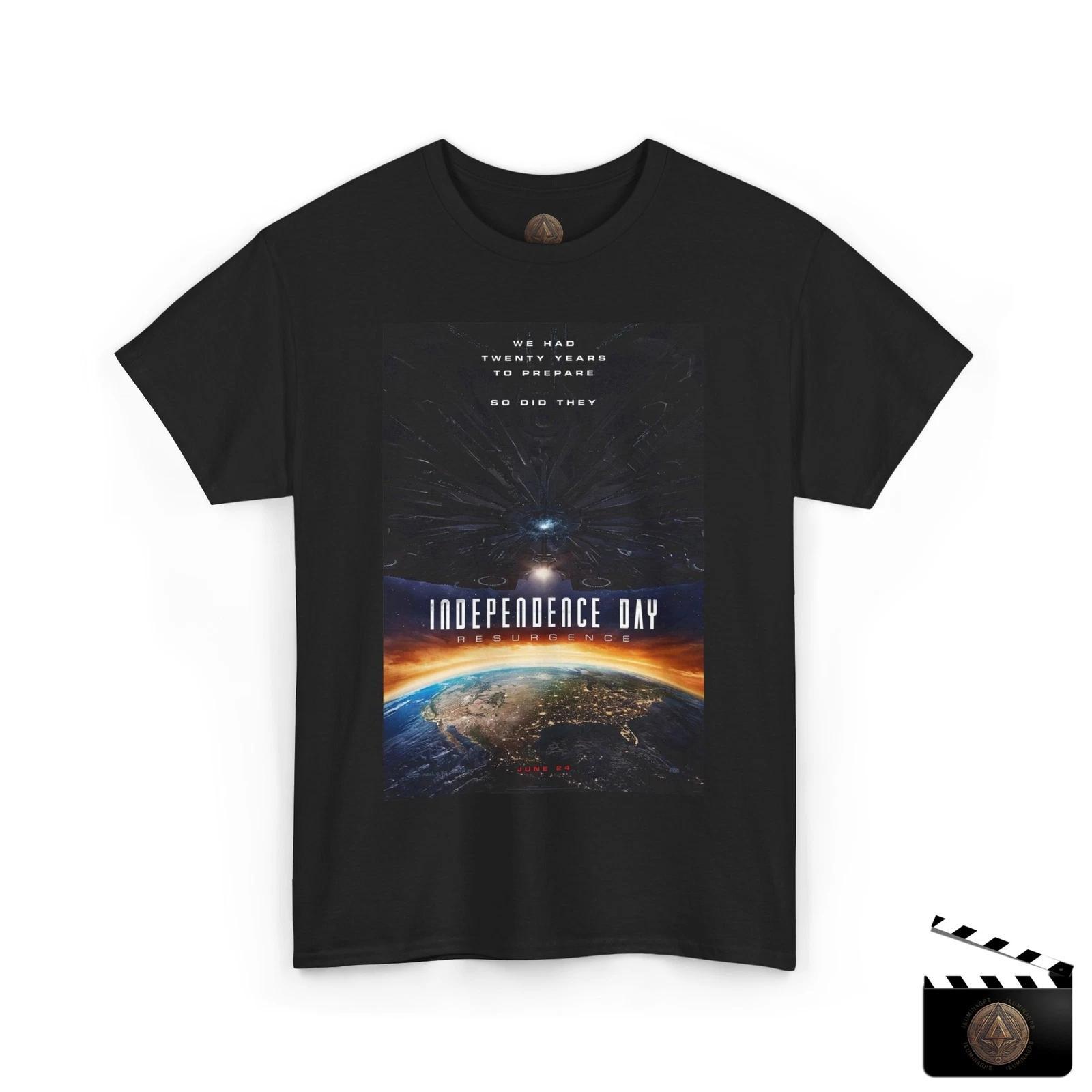 Independence Day Resurgence Movie Poster T shirt For Men & Women S
