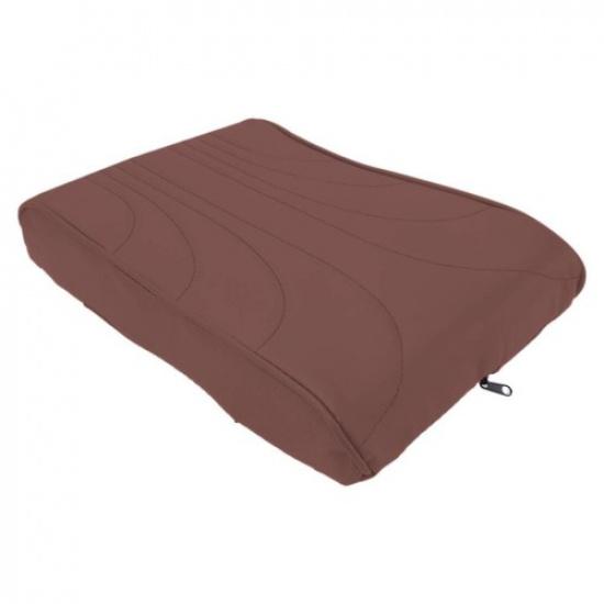Car Brown Center Console Lid Armrest Cover Panel Arm Rest Cushion