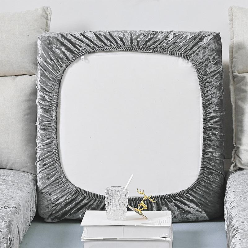 Stretch All-inclusive Gold Diamond Fleece Sofa Cover Thickened Warm Sofa Cushion Cover for Four Seasons Universal Combination Sofa Cover