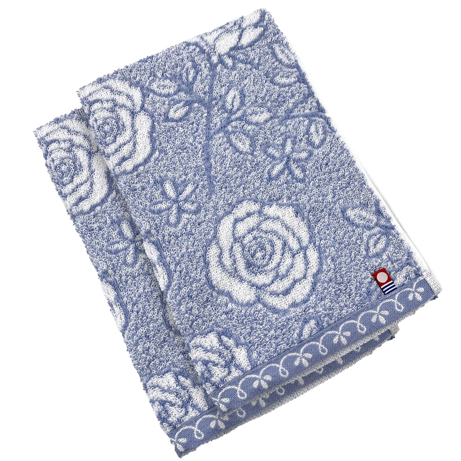 

Имабари Лицо Роза 34 x 80 Набор из 2 полотенец, Лилия, Синий, см, синий