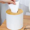 Roll Tissue Box Holder Innovative Modern Concise Large Space Round Tissue Toilet Paper Dispenser for Bathroom Living Room
